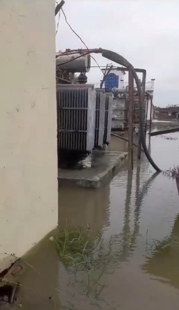 Villages and localities submerged, power supply affected