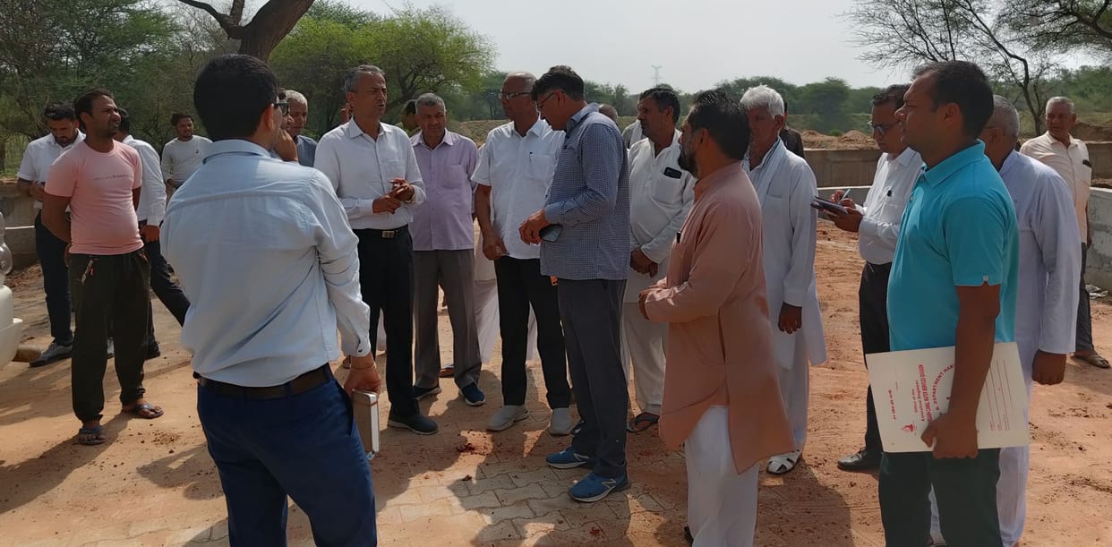 Irrigation Minister Dr. Abhay Yadav inspected the ongoing projects