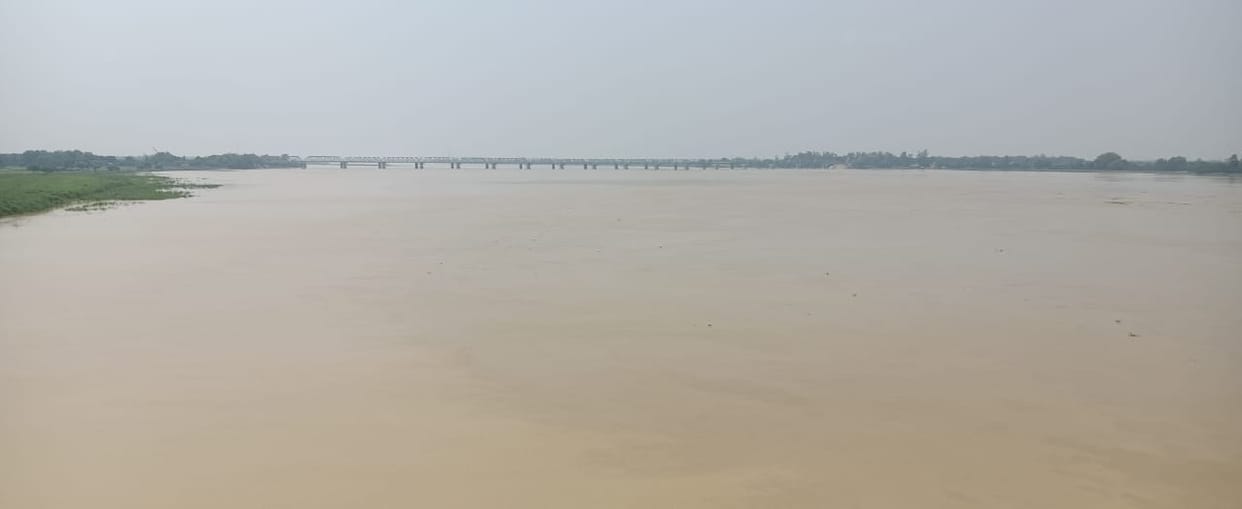 Saryu above danger mark in Bhagalpur, panic among people