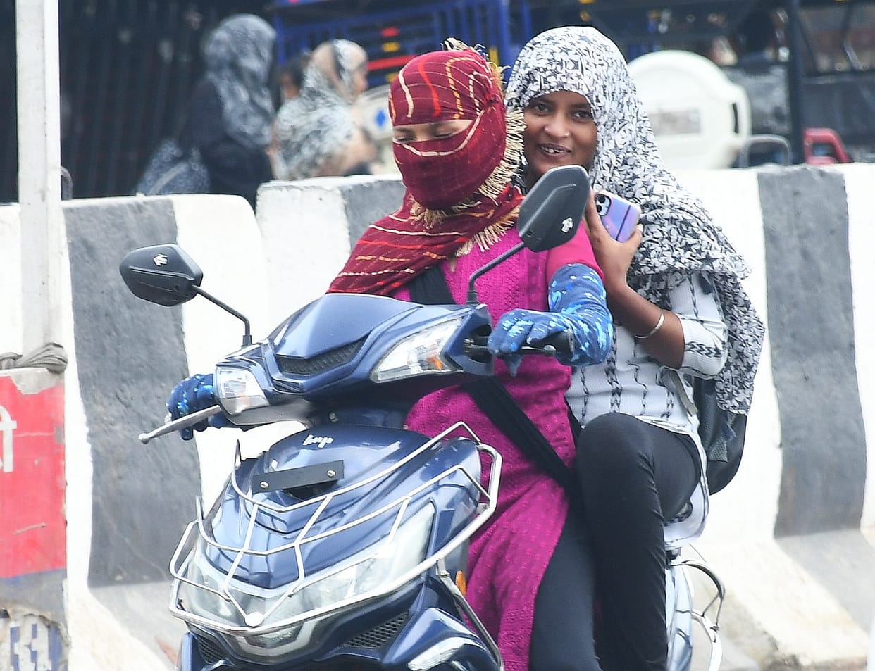 Humidity troubled us throughout the day, relief came from rain in the evening