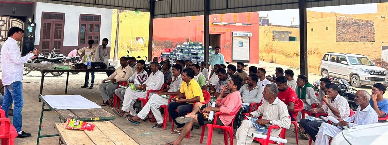 Explained about the causes, prevention and precautions of pink caterpillar in Narma crop.