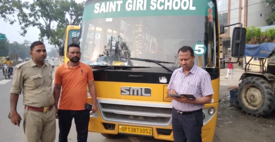 19 vehicles including 11 school ones seized, challan issued to two