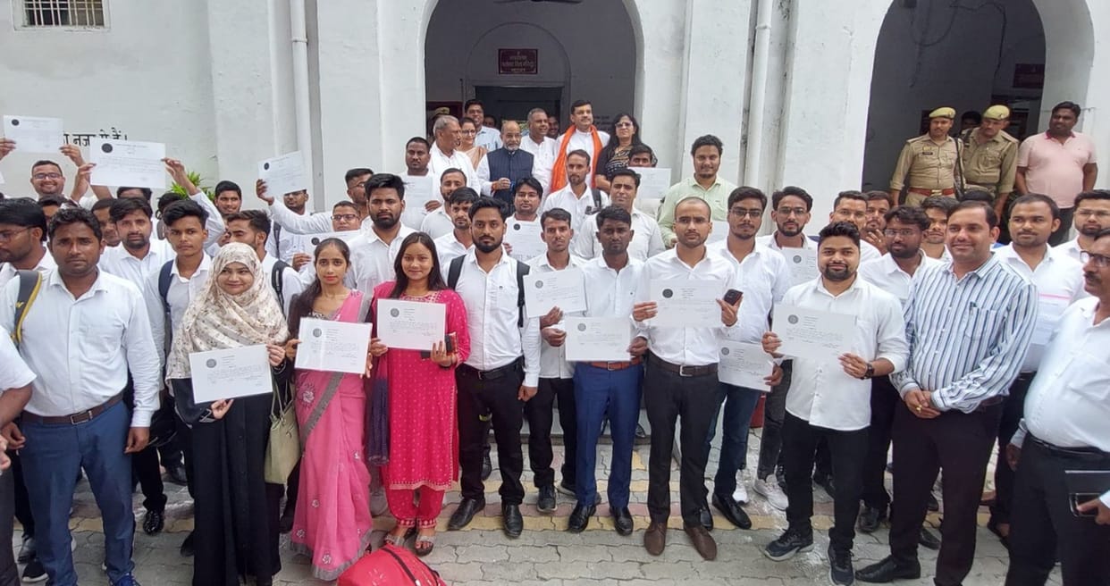 District got 114 accountants, faces lit up after getting appointment letters