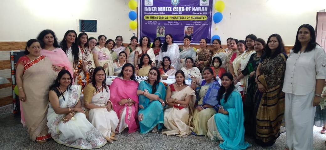 mamta agarwal elected pradhaan of innerwheel club nahan