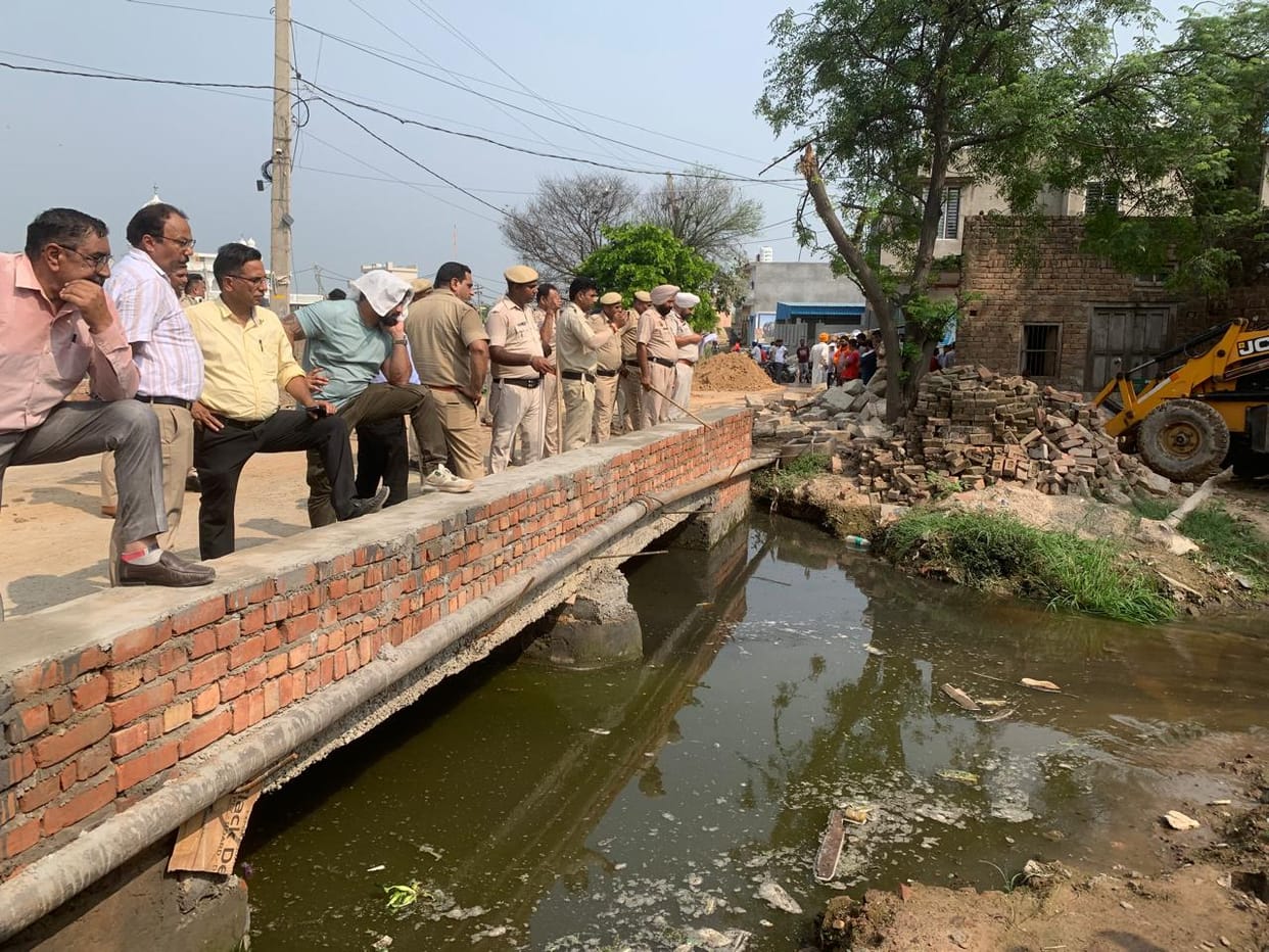 The Tehsildar got the drain water opened