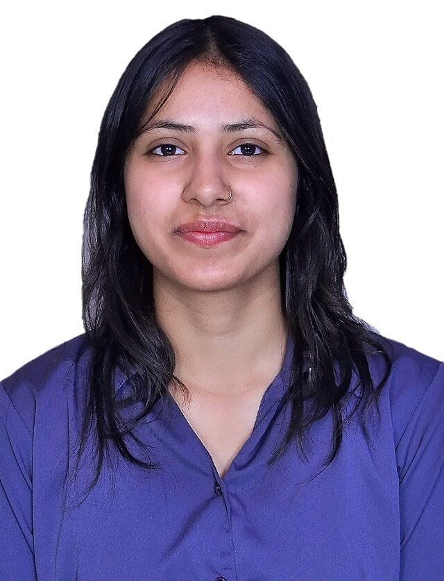 Ritika from Jalali was chosen as a volunteer by a French institute
