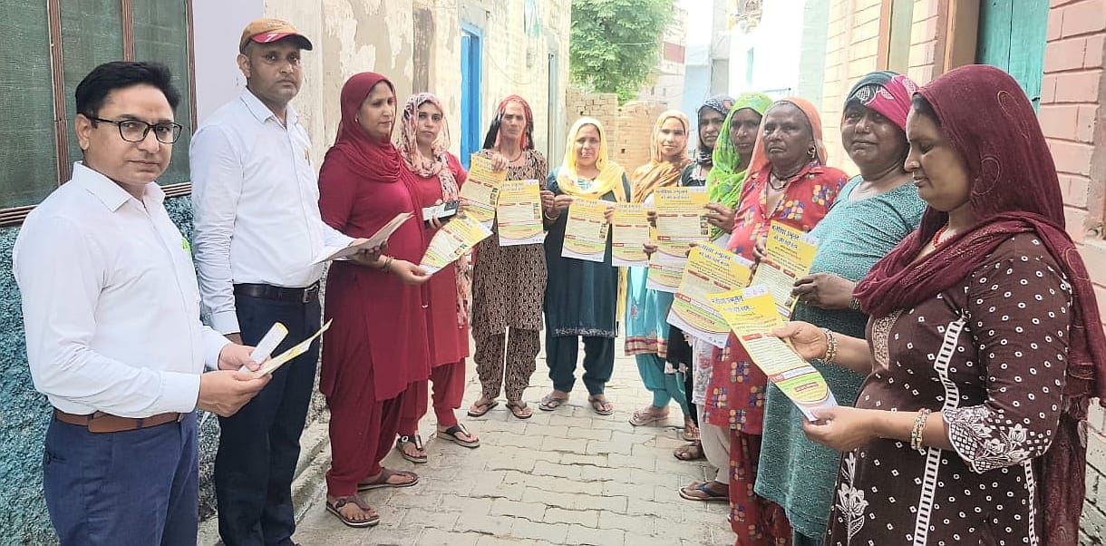 Health workers conducted fever mass survey