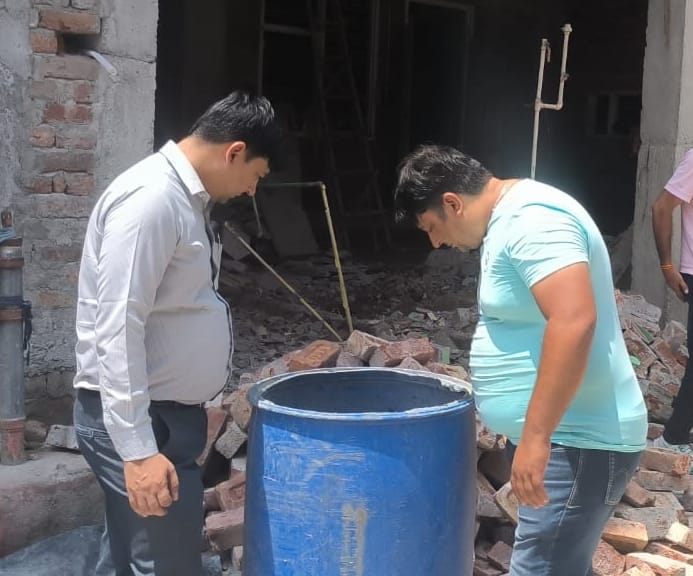Larvae found in 69 houses, notice issued