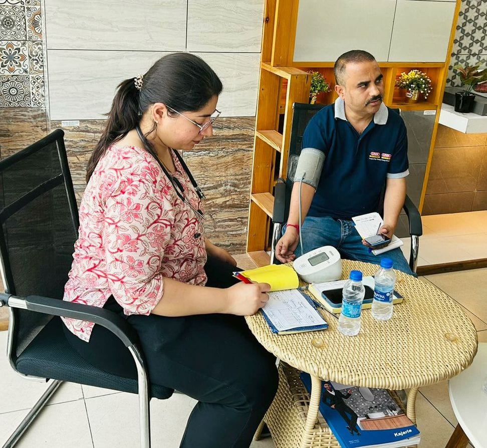 The Hans Foundation organized a camp, Rampur Bushahr