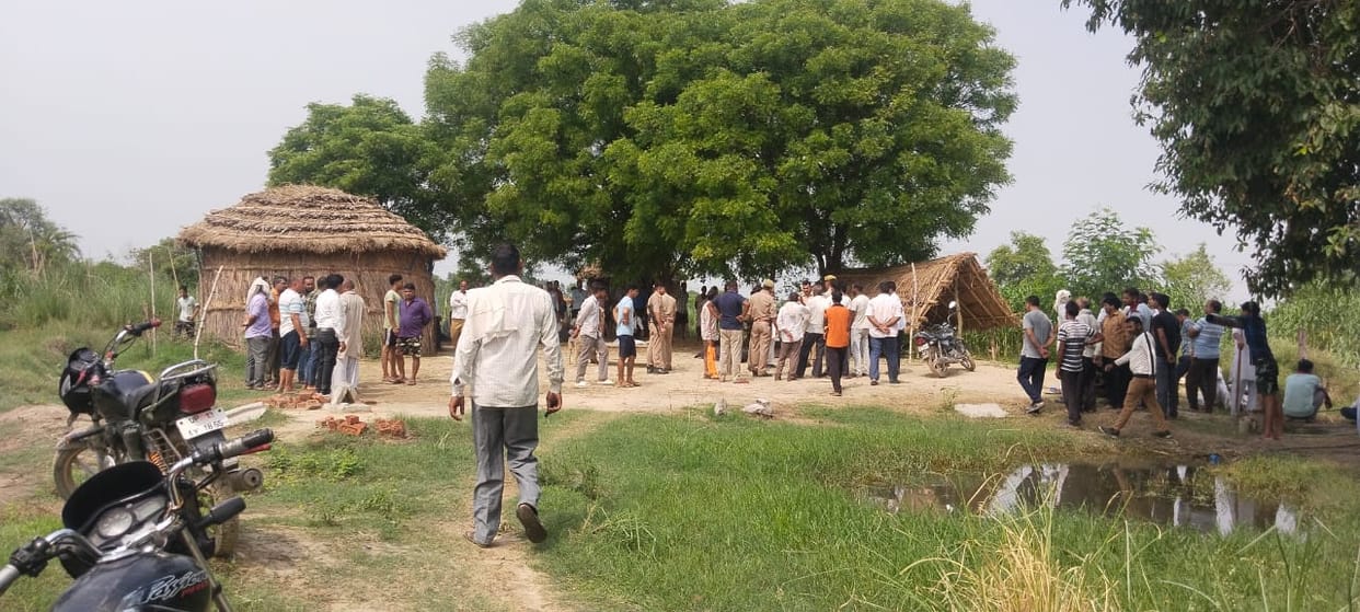 Farmer sleeping on field killed by stabbing him with sharp weapon