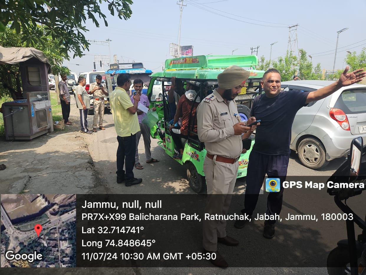 Challan of 110 E Rickshaw in 11 days