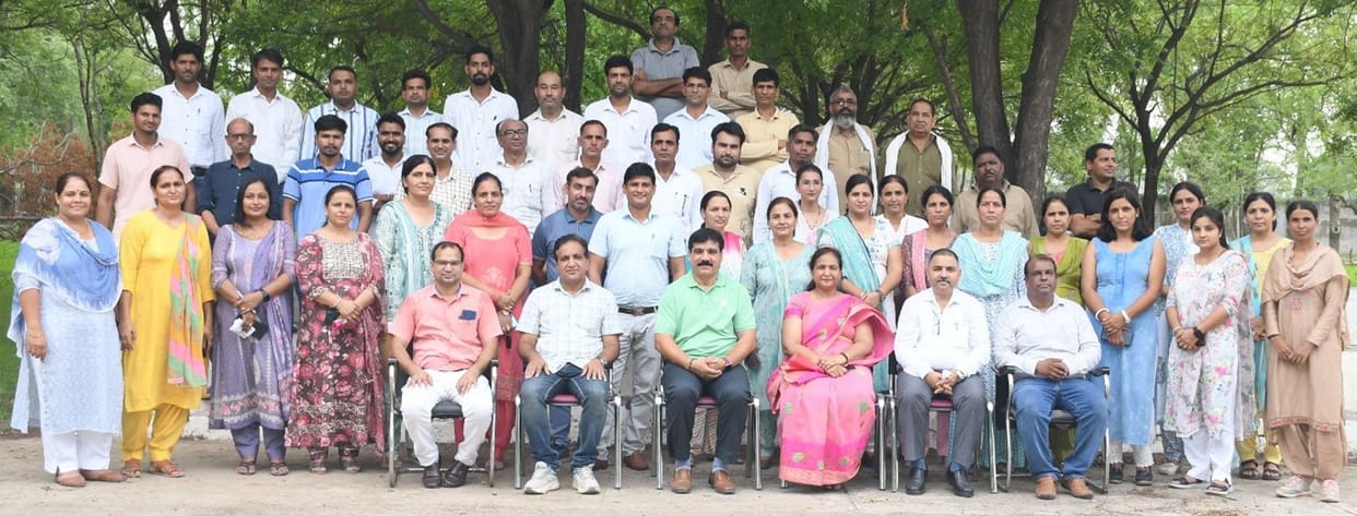 Academic audit team inspected and checked the educational facilities and records of Chaudhary Bansilal College.