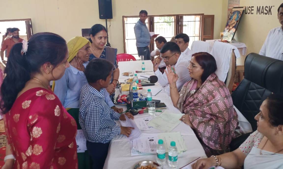 Division bench of National Commission for Protection of Child Rights heard complaints of children in the camp