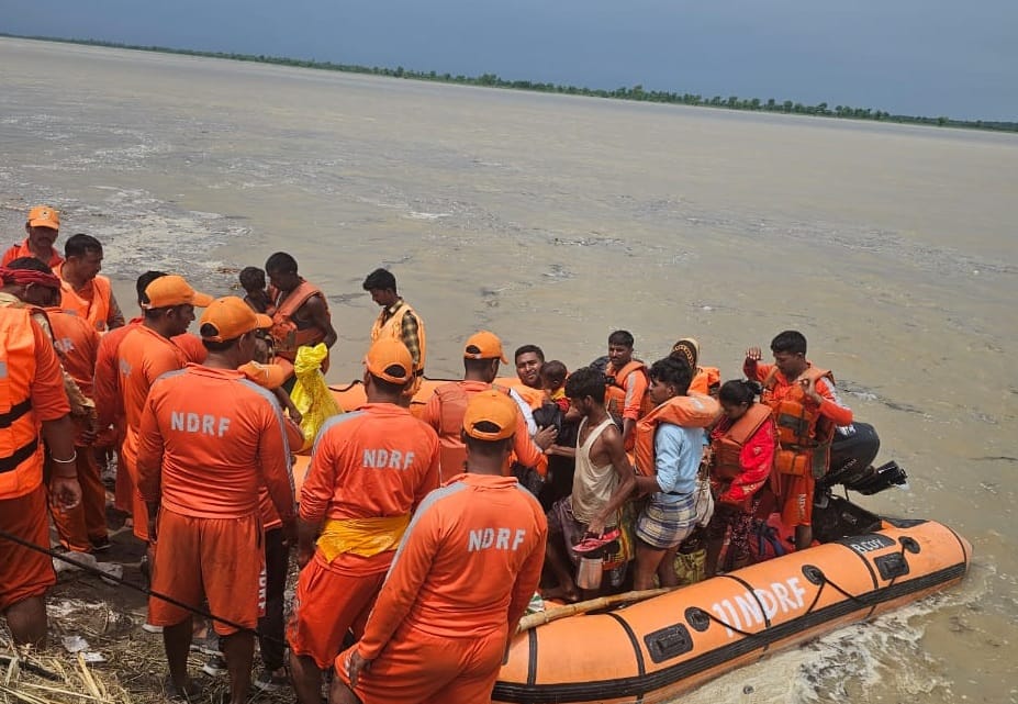 Disaster flood: Roads cut and culverts washed away, life on roofs and roadsides