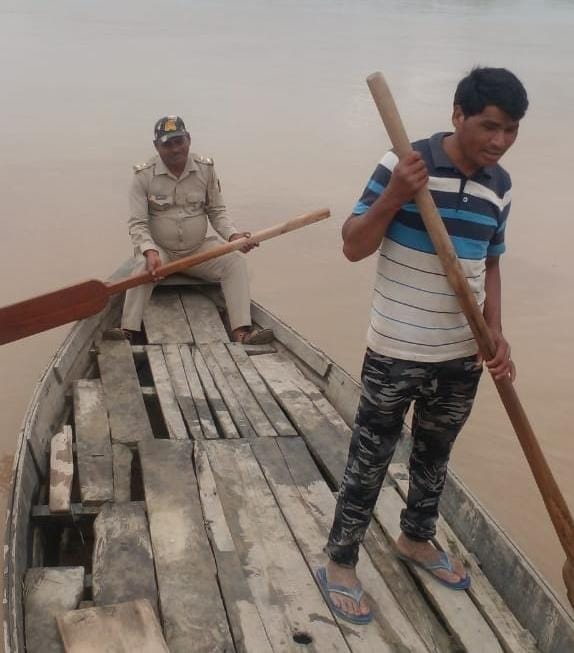 Dudhwa forest filled with flood water, migration of wildlife intensifies
