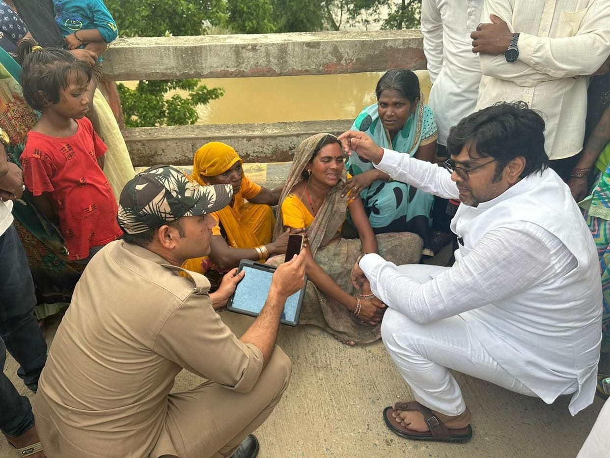 MLA visited flood affected area