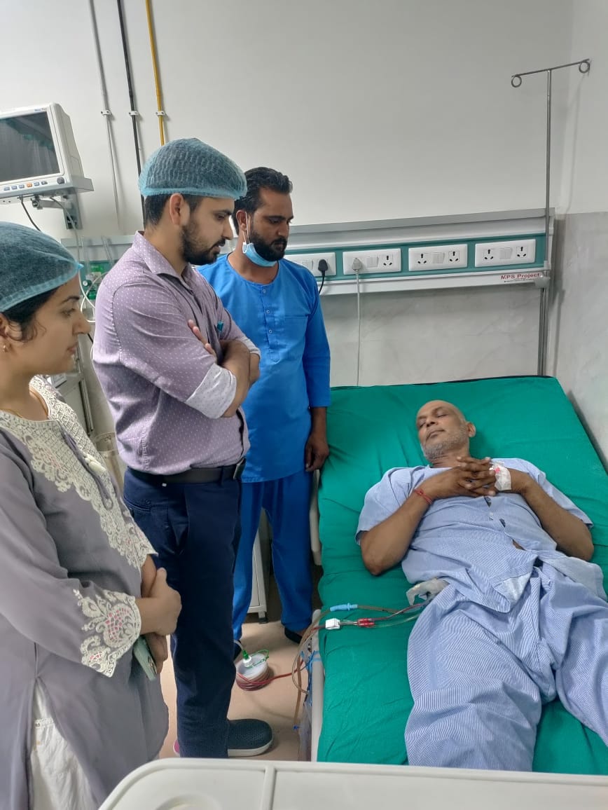 Cancer spread after incomplete operation, removed in 12 hours