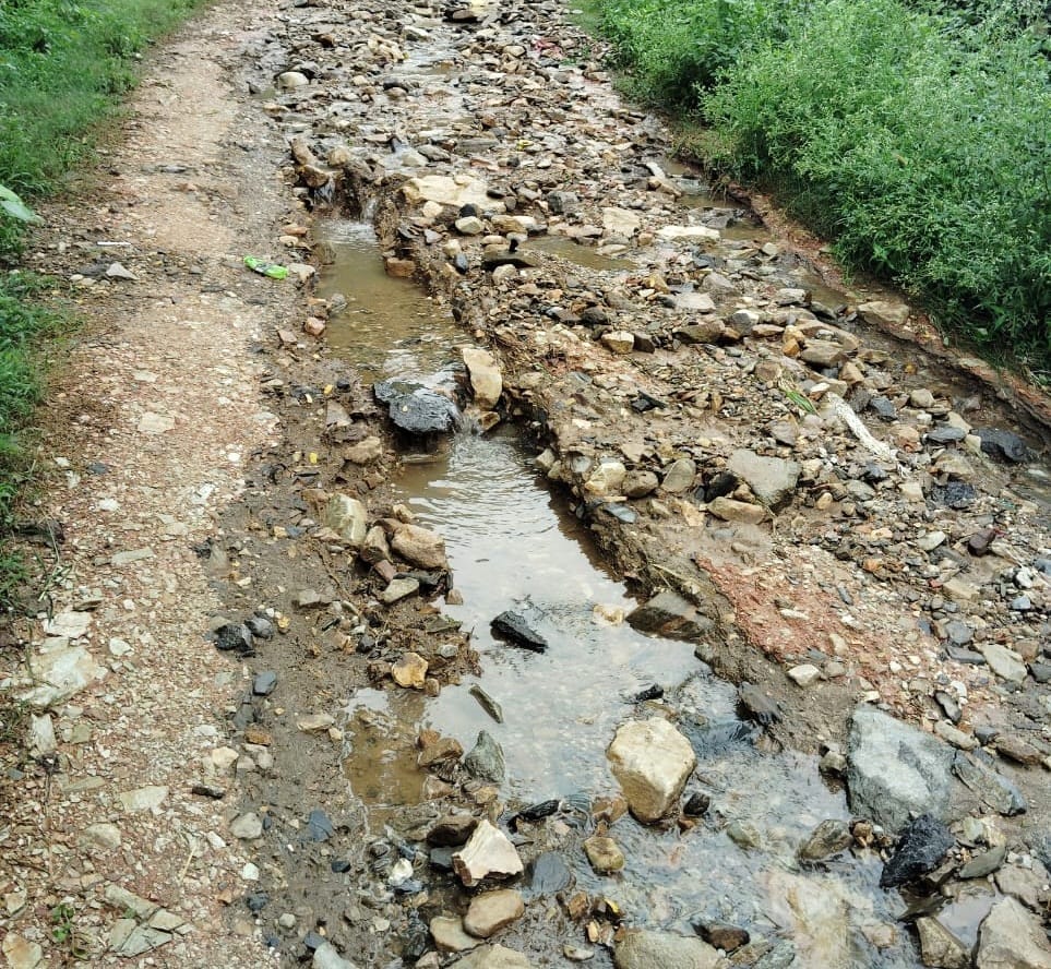 Rain of disaster: Closed roads stopped the supply of ration and vegetables.