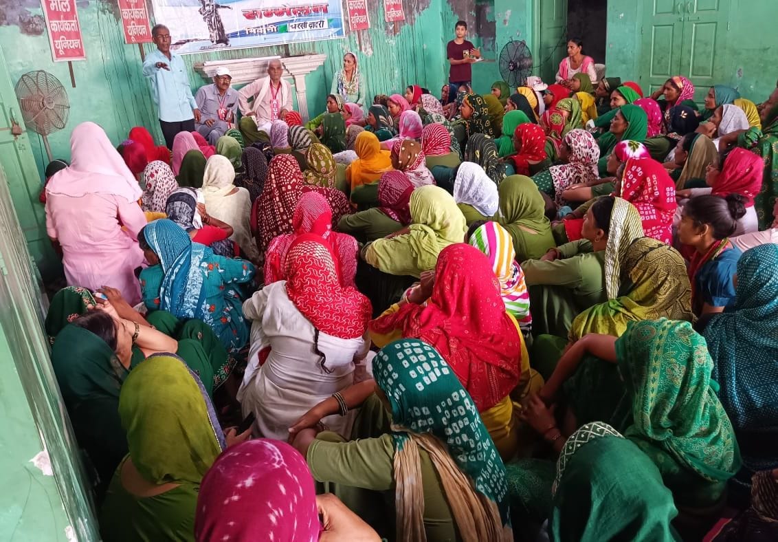 Meera was made the district head of Bhiwani and Kamlesh of Dadri.