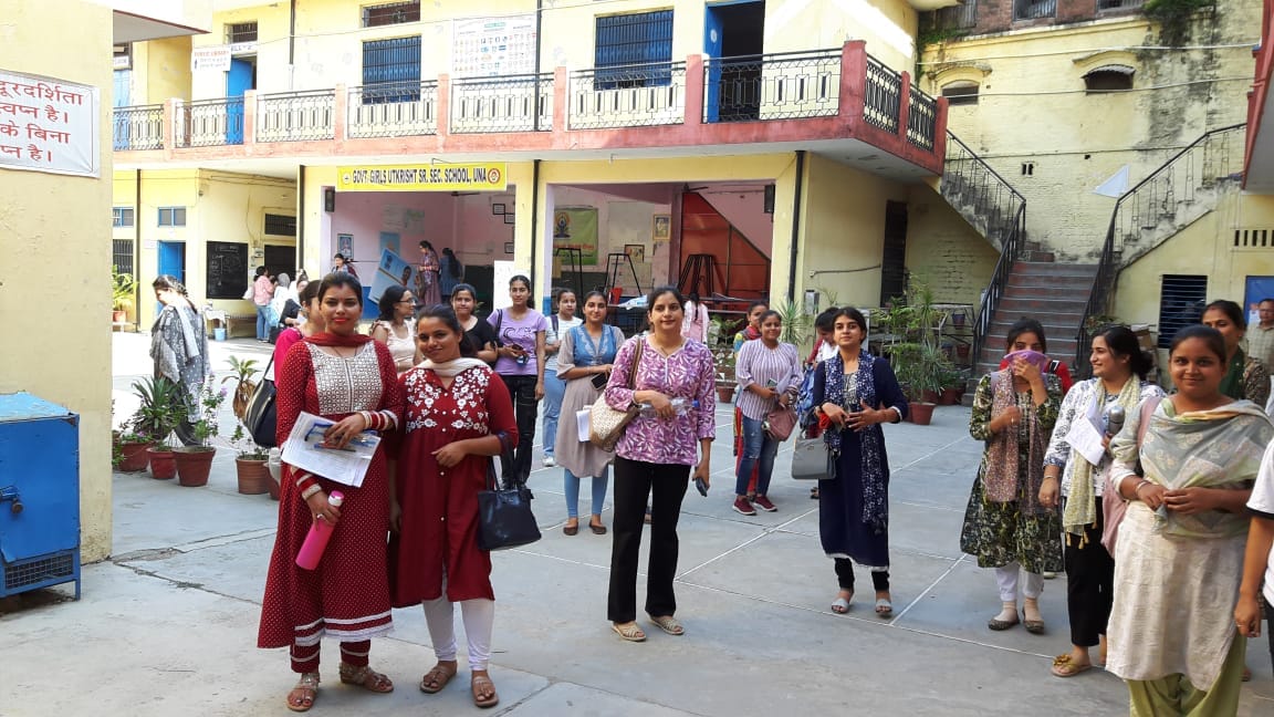 342 appeared for teacher eligibility test in Una Girls School, 56 remained absent.