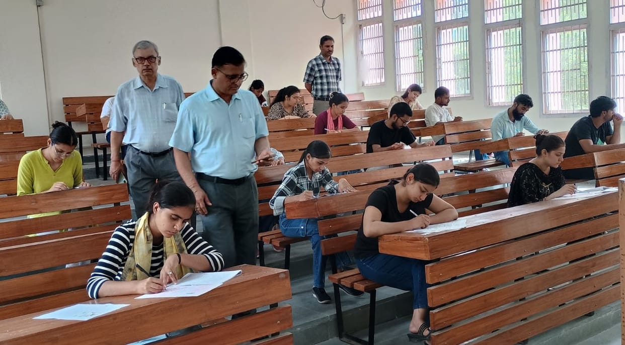 MDU officials visited the examination centers