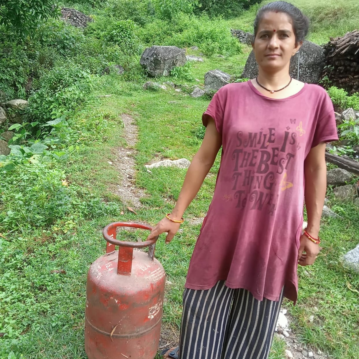 Cylinder is reaching villages of Didihat for Rs 1400