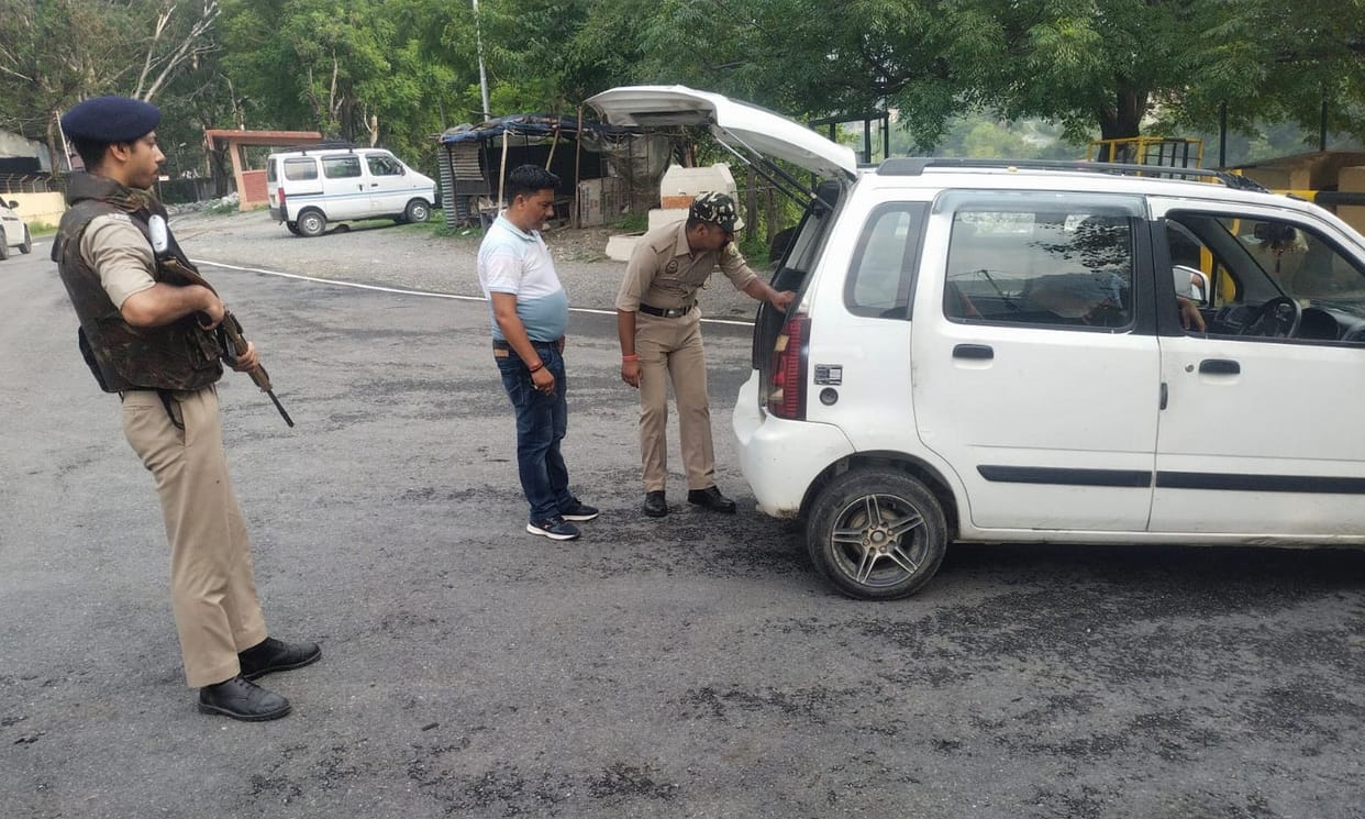 After the terrorist attack in Doda, police increased vigil in the border areas of the district