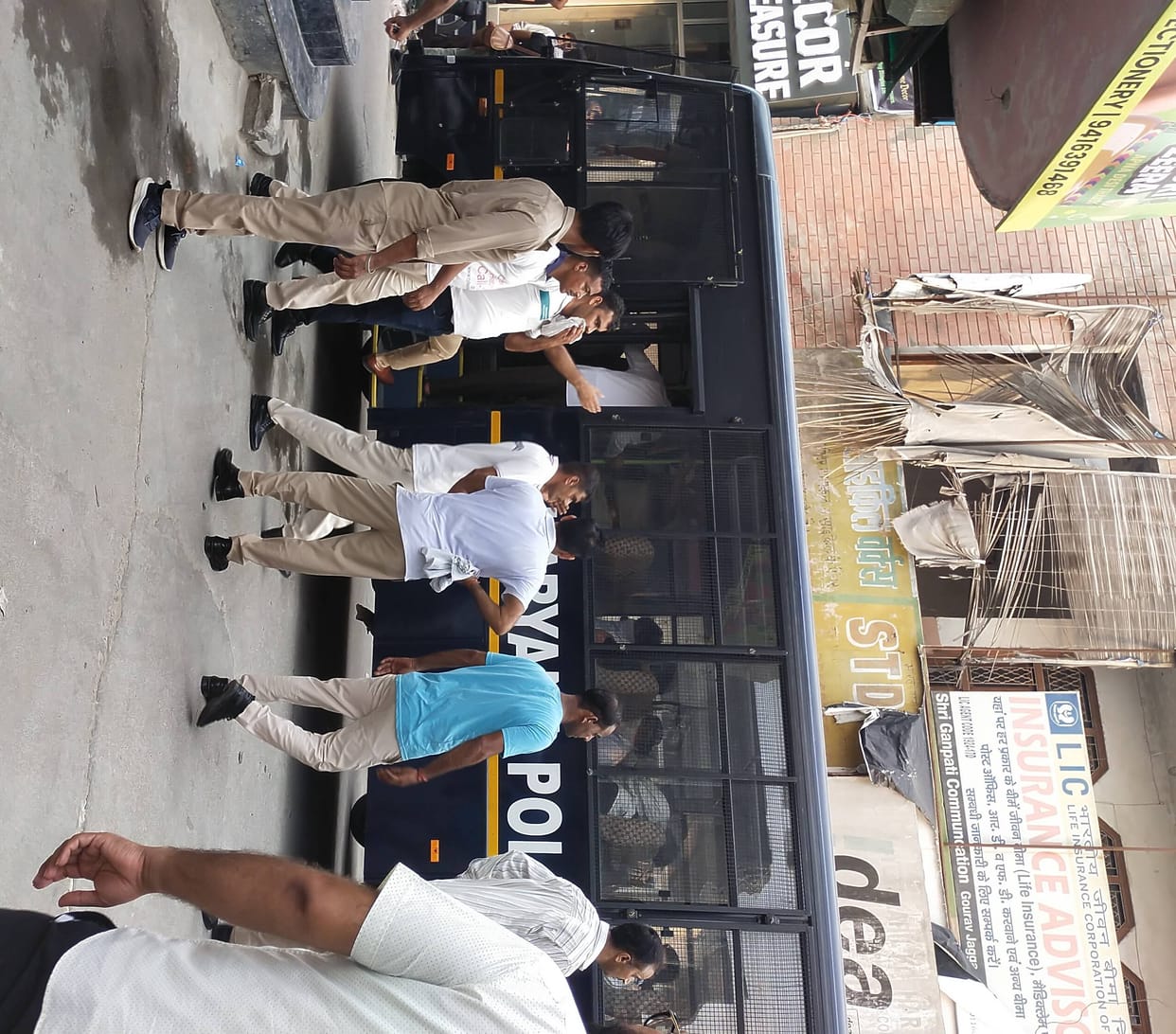 Police raided four marla colony, detained many youths