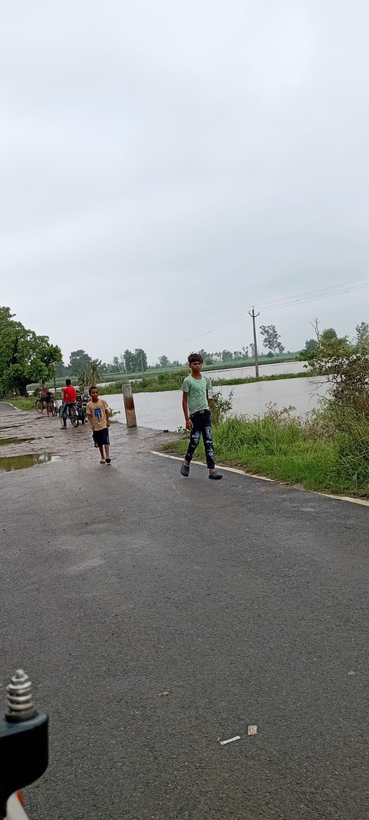 Rapta bridge built on Ghamaghat of Kathina river was damaged in flood