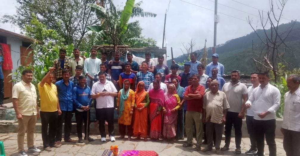 MLA listened to the problems of disaster victims in Central Gangol area