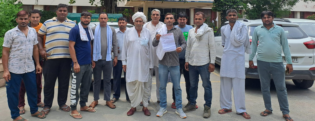 Complaint of canal water theft reached Samadhan Camp