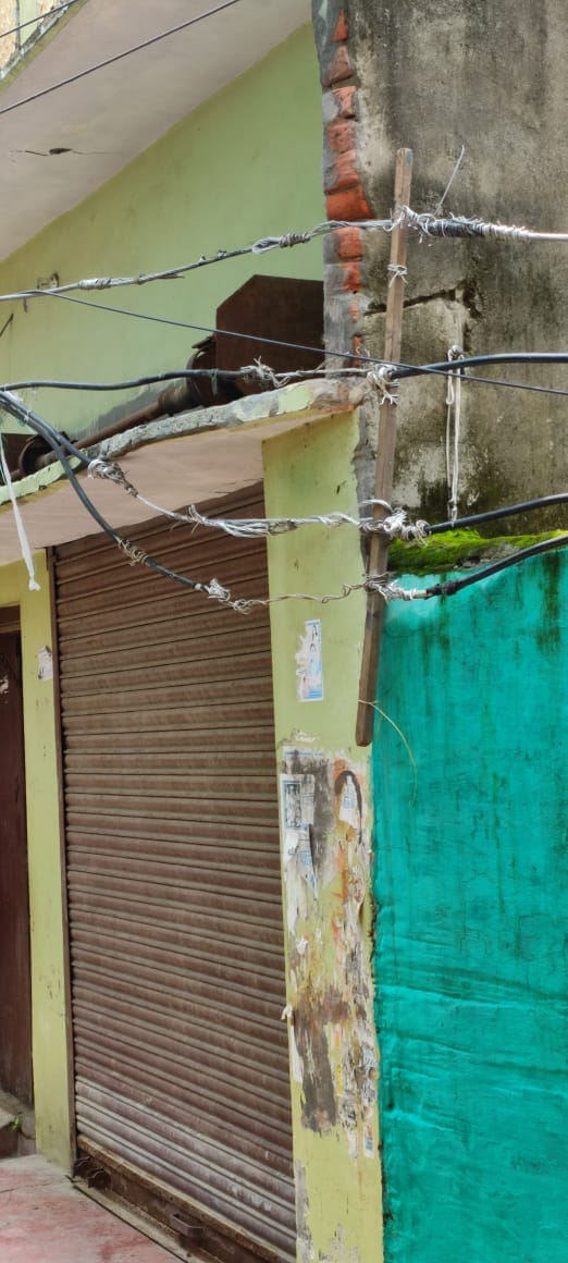 Electricity supply is being done through manipulation, there is a possibility of accident