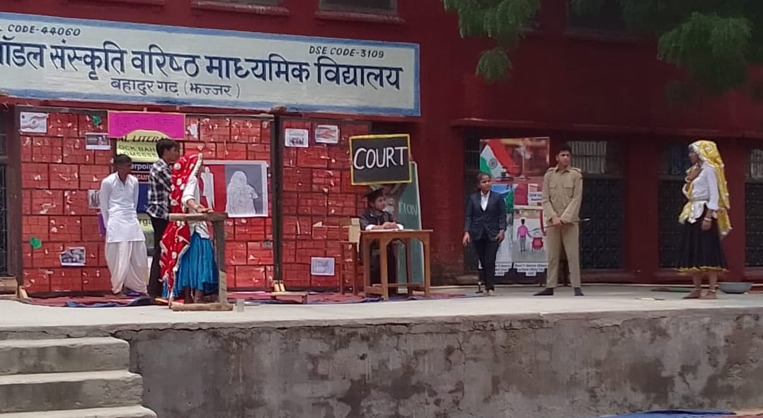 Students of Government Model Culture School won in short drama