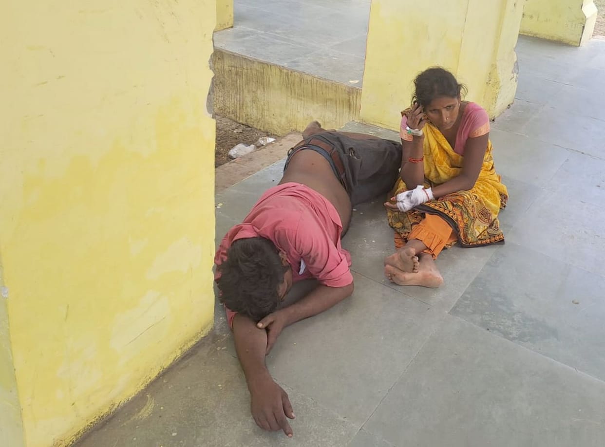 There was no electricity for five hours in the district hospital, patients and attendants were in distress.