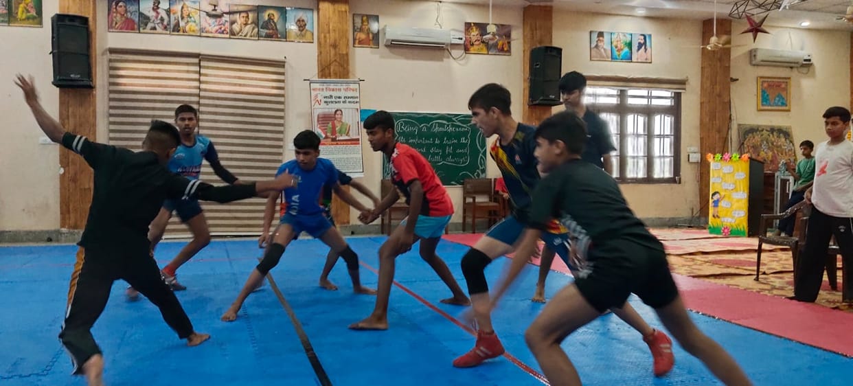 Players showed strength in sports competition