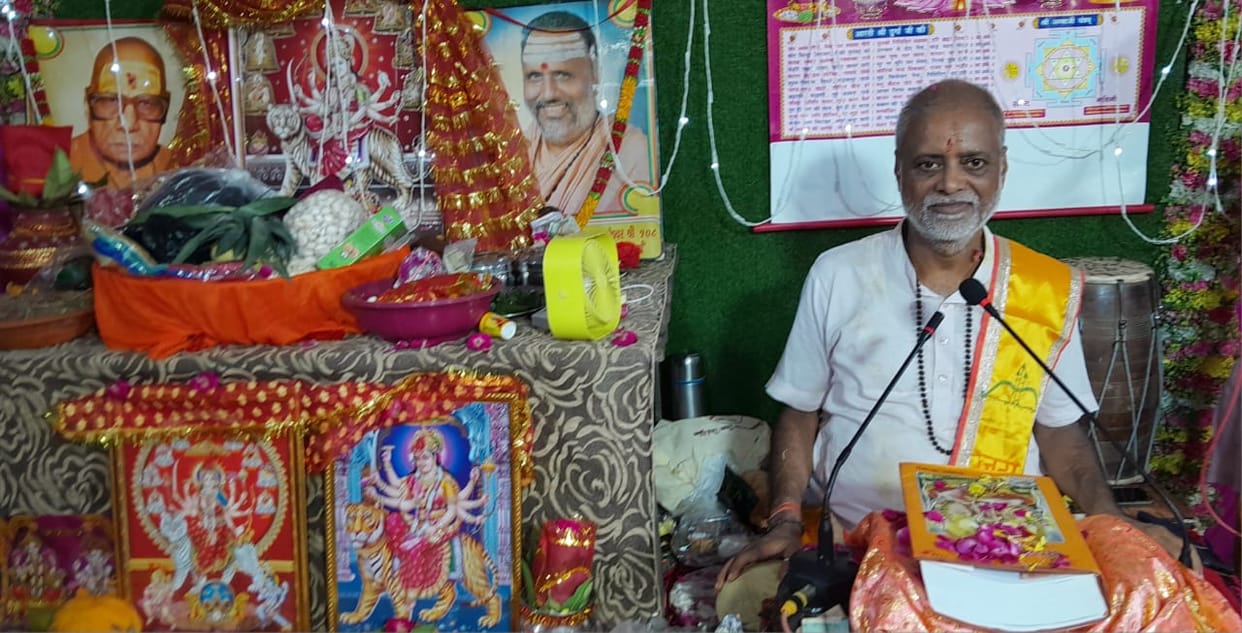 Bhagwat Katha concludes with Kanya Bhojan