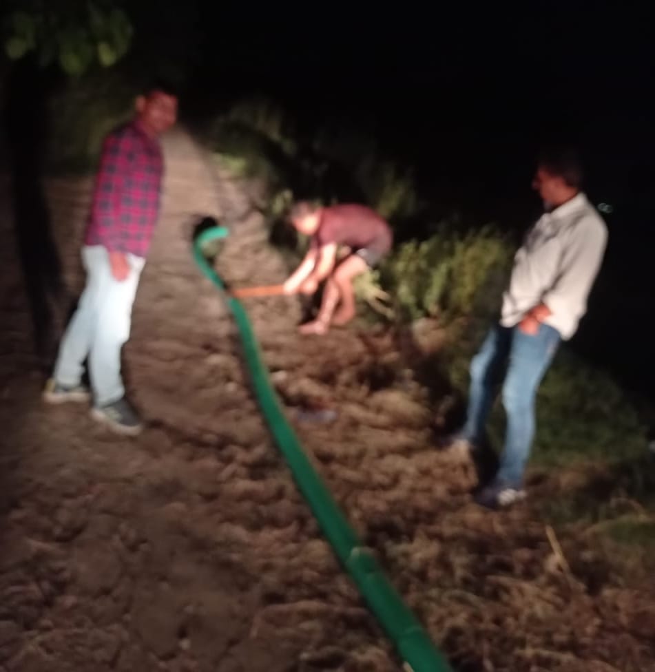 Due to indifference of monsoon, rampant theft of canal water, 150 thefts caught in three days