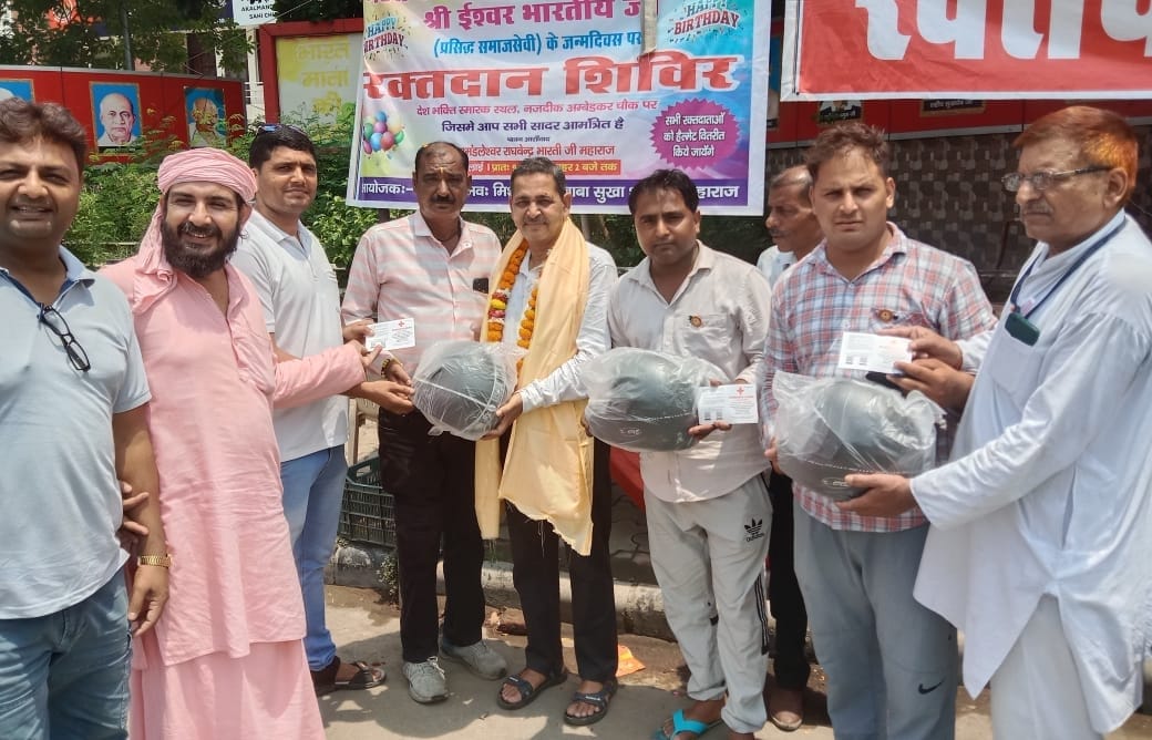 65 blood donors donated blood in the camp