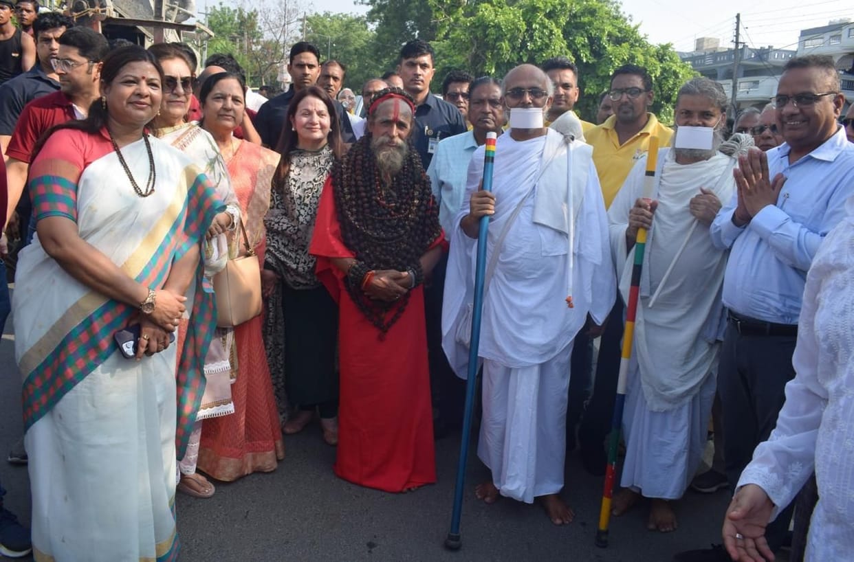 Fourth Nishan Yatra taken out on Devshayani Ekadashi