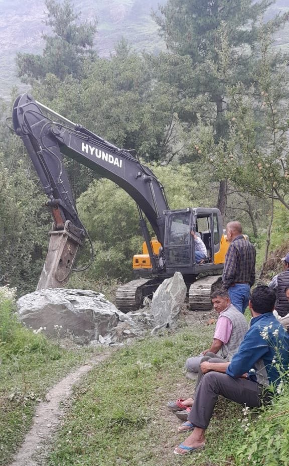 Construction work of Jaguni-Panoli link road started