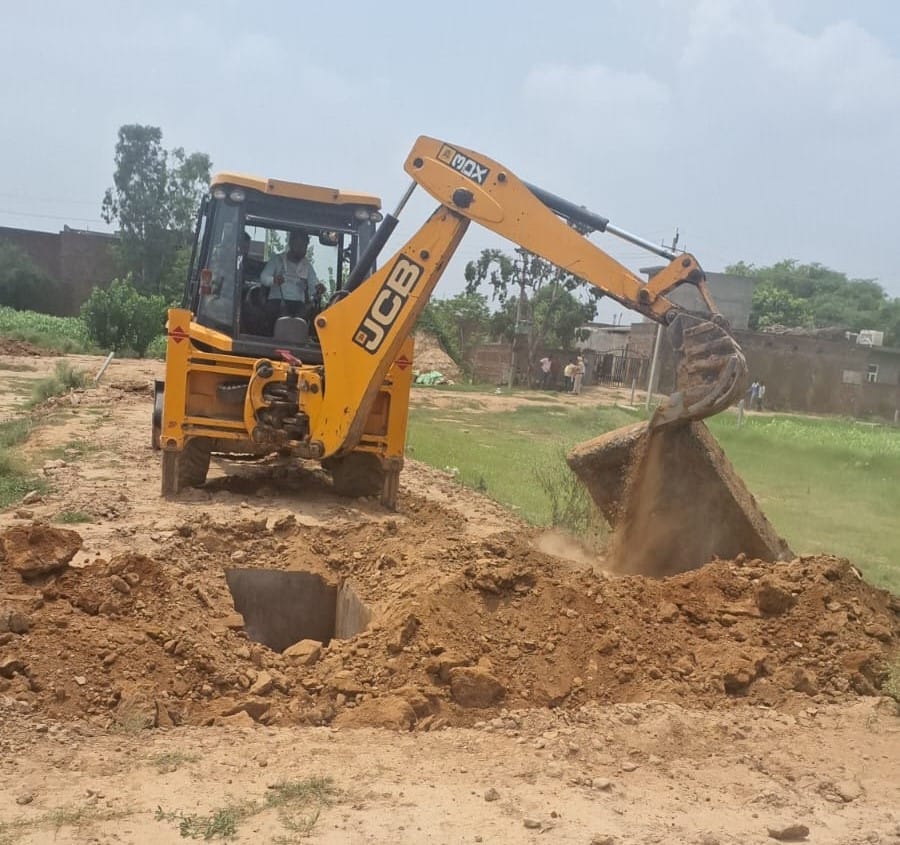 Yellow claw used in illegal colony growing in Jandheri village