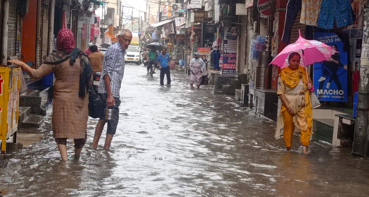 Rain exposed NAP preparations, waterlogging occurred at many places in the city