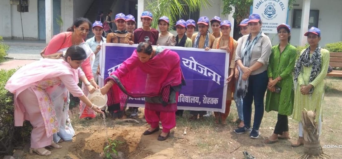 Saplings planted in MKJK College