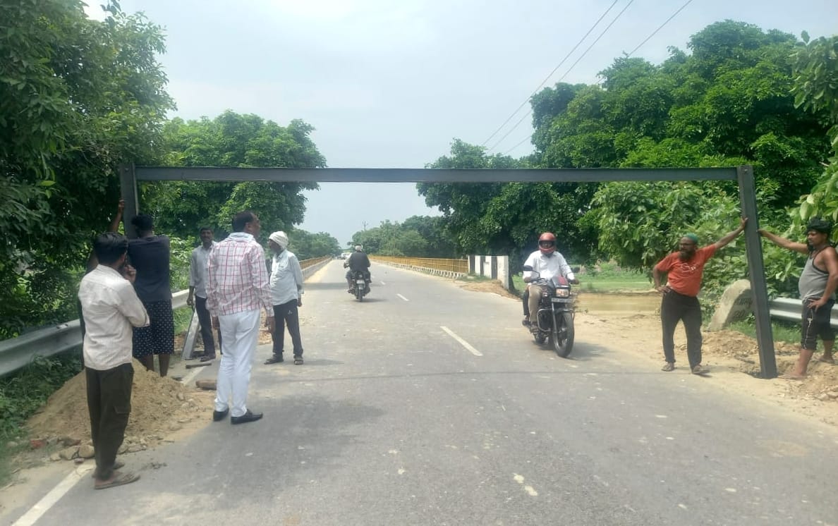 Crack in the girder of Banali river bridge, ban on heavy vehicles