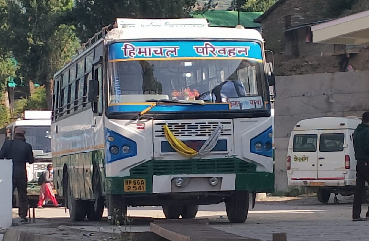 HRTC bus runs from Pangi to Chamba after nine months