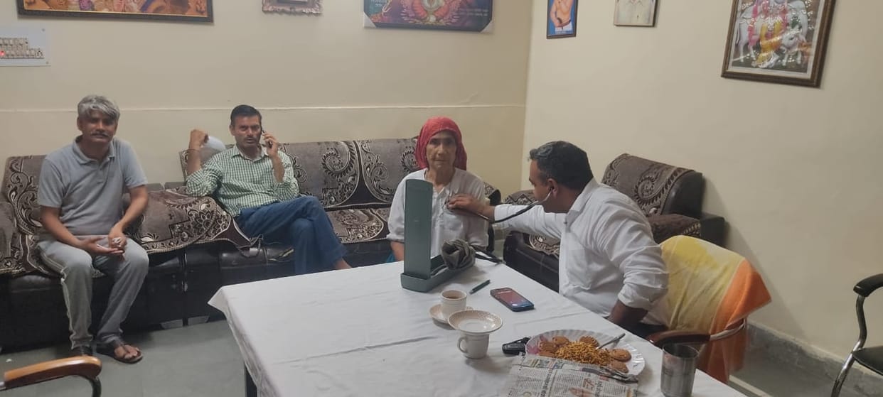 Gave counseling in free heart check up camp