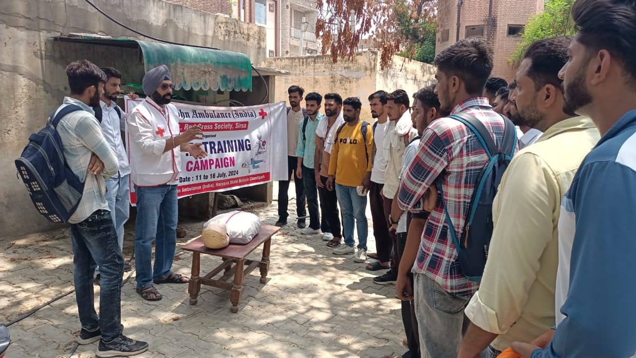 CPR training given to 5066 students and teachers in Red Cross Bhavan