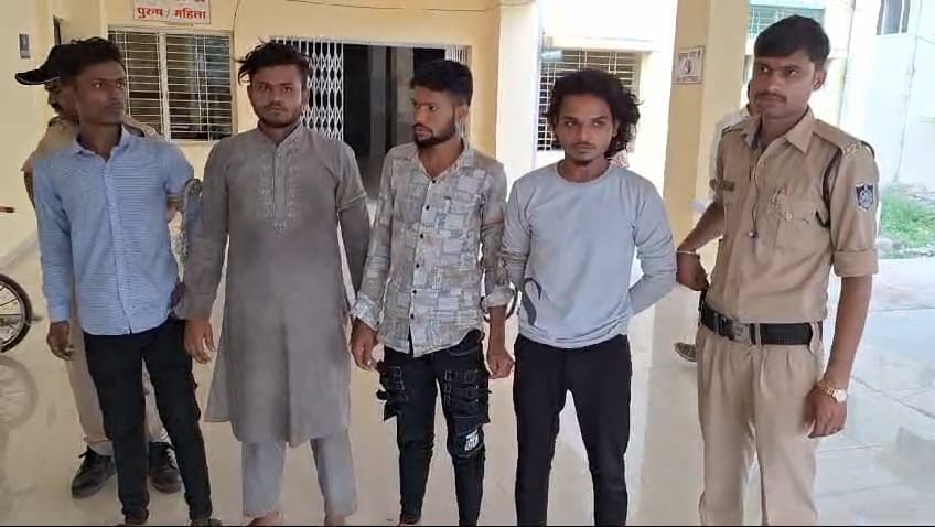 Khandwa: four people were sent to jail for the hoisted Palestine flag making reels on social media