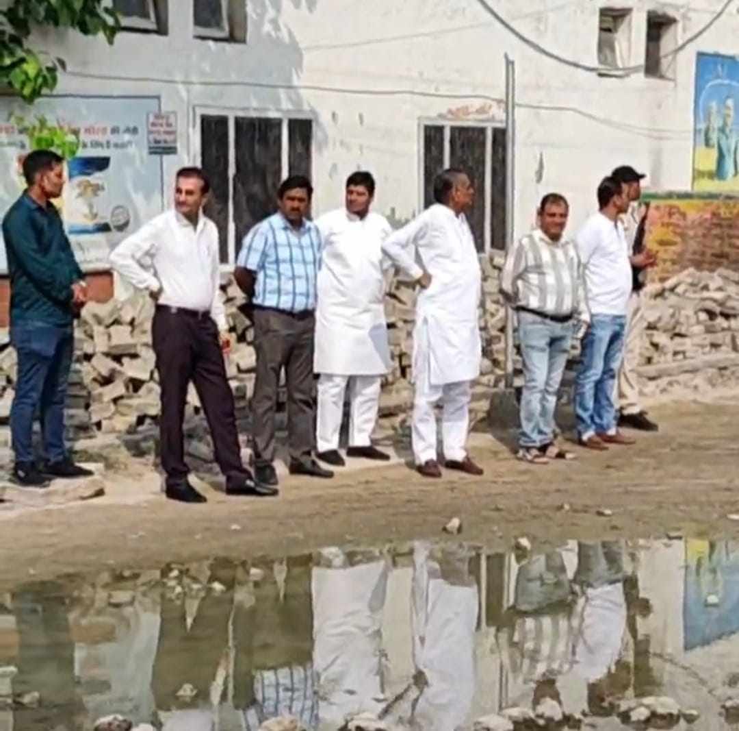 Marketing Board is making arrangements to avoid rain water on the route through which CM will come.