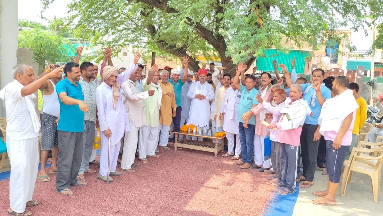 Invitation given to villagers of village Dulana, Dewas